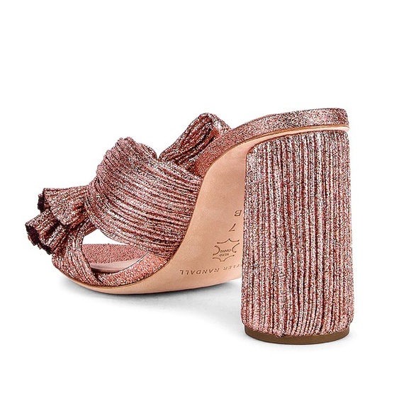 New In Box Loeffler Randall Penny Knot Mules - Picture 3 of 10